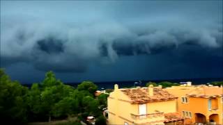 preview picture of video 'Storm is coming to Colonia de Sant Pere'