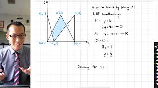 Evaluating an Irregular Area (2 of 3: Coordinate geometry)