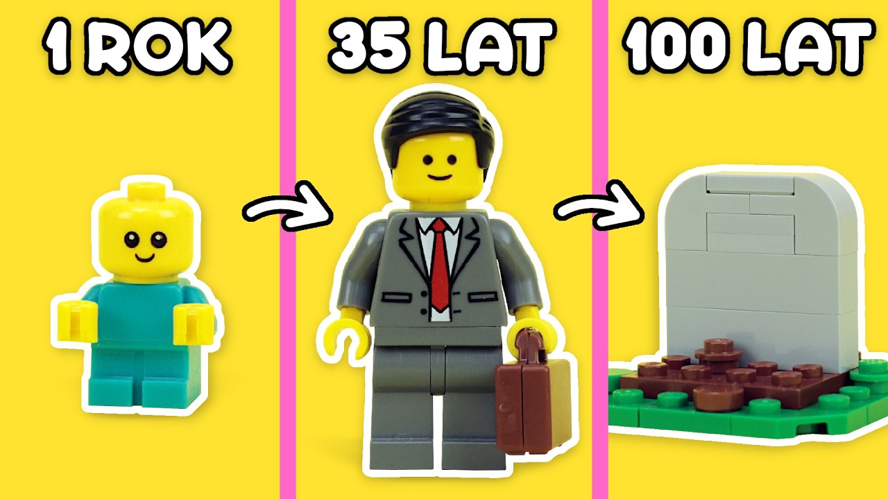 I BUILT ENTIRE LIFE OF A LEGO MINIFIGURE