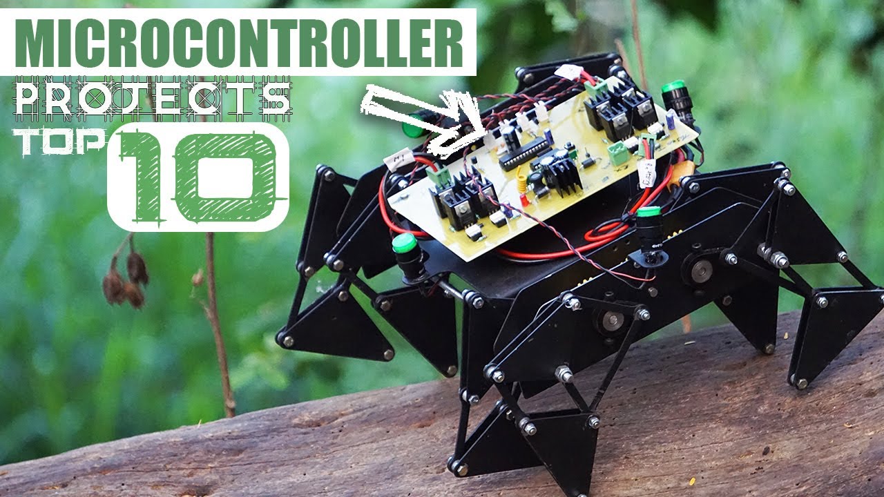 Top 10 Microcontroller Based Projects using 8051 | Atmega & PIC Microcontrollers