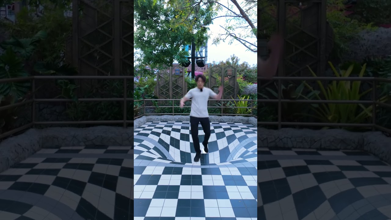 Secret Optical Illusion at Avengers Campus #Disneyland70 @DisneyParks