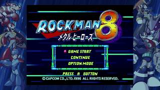シリーズ10周年の記念作らしい「ロックマン8 メタルヒーローズ」PSゲーム 1日目
