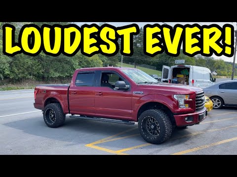 125+ Decibels! Our LOUDEST Ford F-150 5.0 EVER!