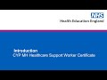 Healthcare Support Worker Certificate -  CYP Mental Health Inpatient Services: Janine Morton