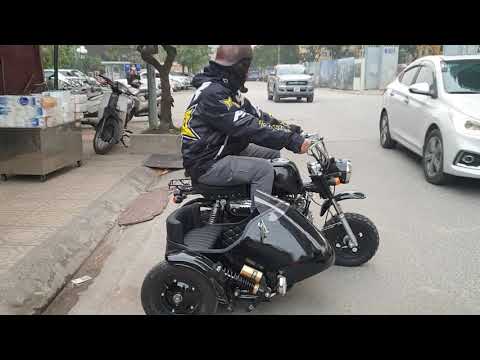 Homemade - Monkey 49cc mini sidecar - shortvideo