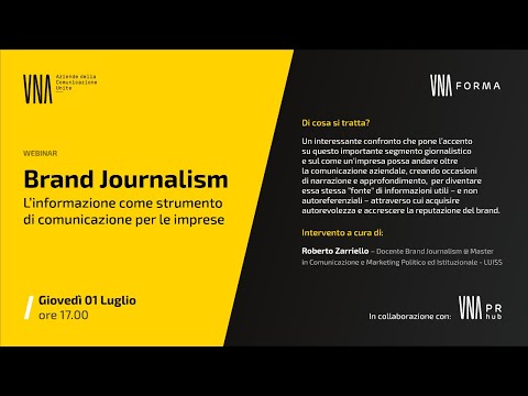 Brand Journalism - L’informazione come strumento  di comunicazione per le imprese