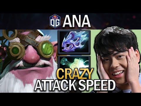 OG.ANA SMURF SNIPER WITH CRAZY ATTACK SPEED BUILD - ROAD TO TI11 DOTA 2