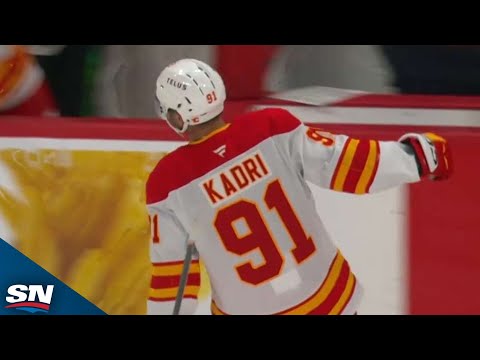 Flames' Nazem Kadri Snipes One-Timer For First Goal Of Season