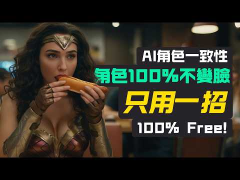 Thumbnail for 「AI 角色一致性」你AI角色一直「變臉」？因為你根本沒用這招！這個免費 AI 工具穩到可怕！