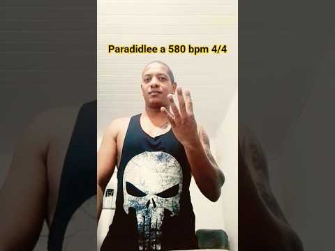 Paradidlee a 580 bpm 4/4