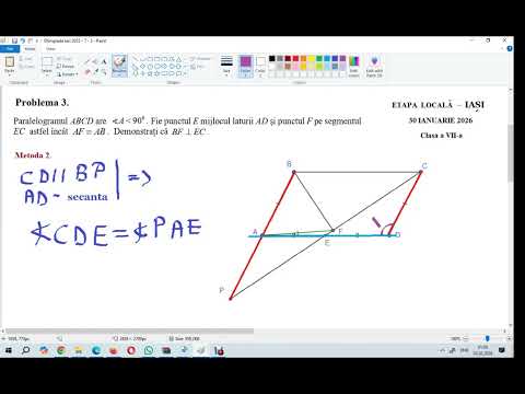 Problema 3 de la Olimpiada locală - Iaşi 2026  - Clasa a 7-a