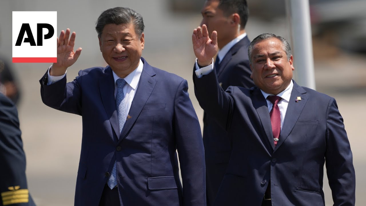 China's Xi Jinping arrives in Peru for APEC where he will unveil a megaport