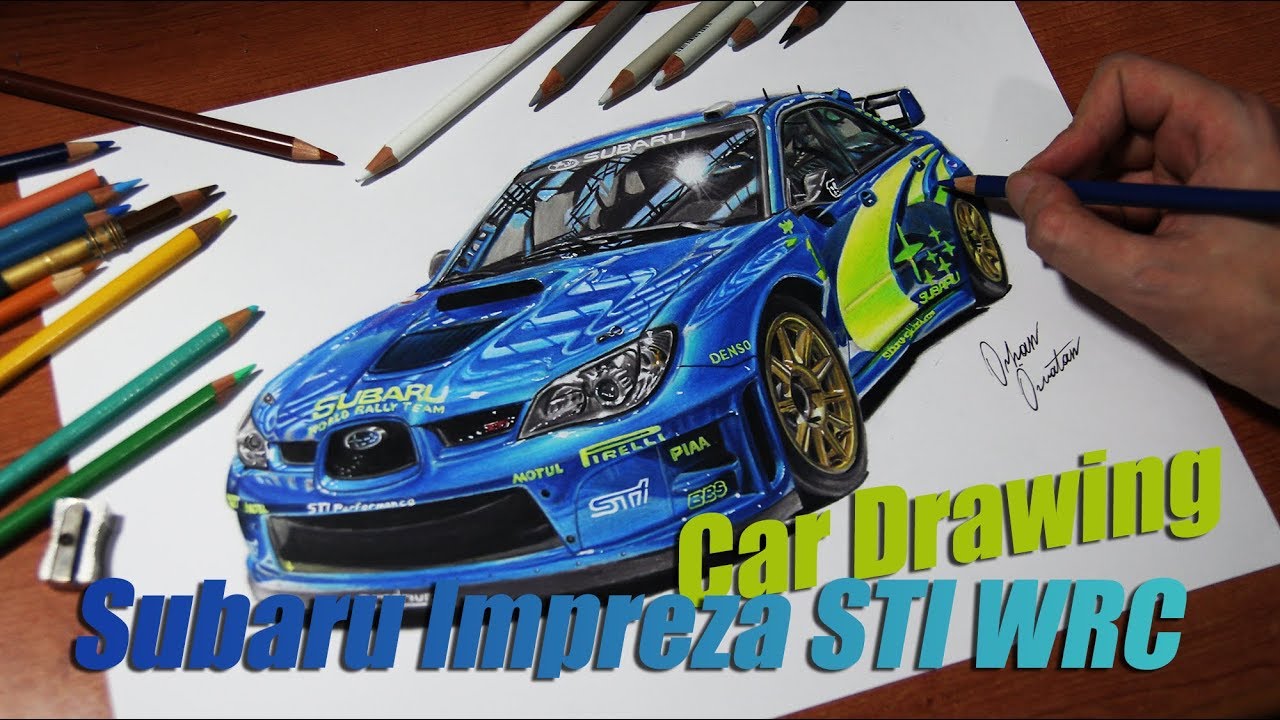 2006 SUBARU IMPREZA STI WRC Rally Car Drawing | Orhan Ozvatan