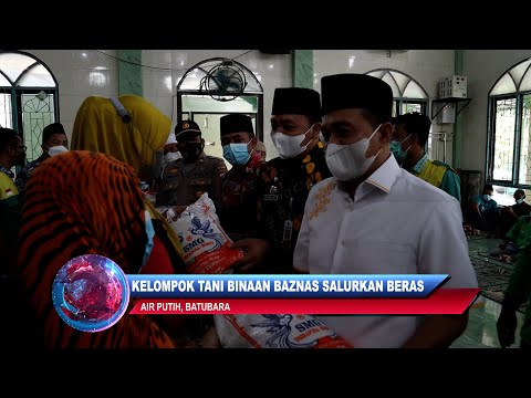 KELOMPOK TANI BINAAN BAZNAS SALURKAN BERAS