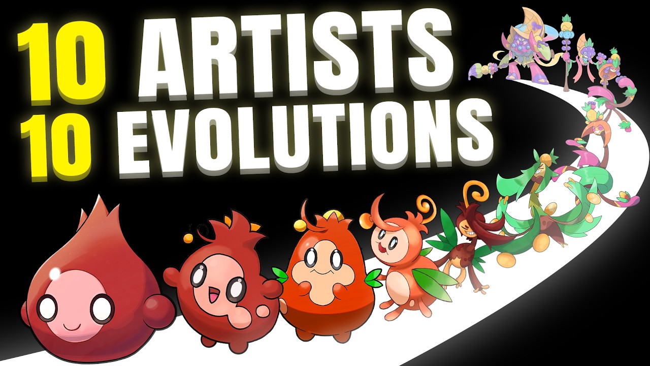 10 Artists Evolve my Pokemon 10 Times
