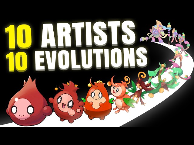10 Artists Evolve my Pokemon 10 Times