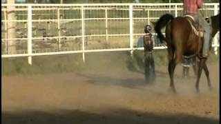 preview picture of video 'JBR Junior Bull Riding Copan, OK 8-14-2010 ride #2'