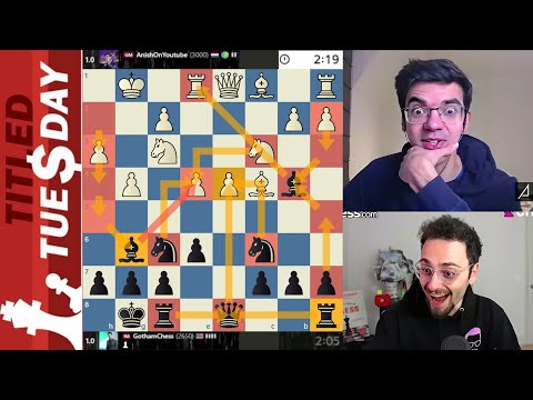 CRAZY CONTENT!!! GM Anish Giri vs IM GothamChess
