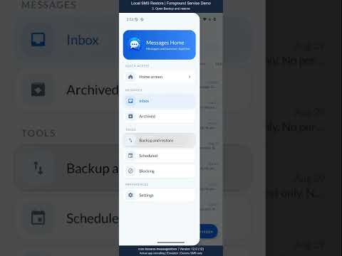Text Messenger Home App video thumbnail