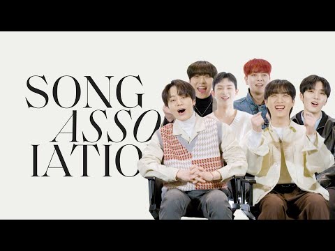 K-Pop Band ONEUS Sings MAMAMOO, Drake, and "No Diggity" in a Game of Song Association | ELLE