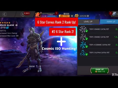 6 Star Rank 2 Corvus Glaive Rank Up! - Marvel Contest of Champions