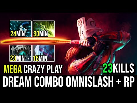 The Dream Combo [Juggernaut] Super Omnislash With Amazing RP = Delete All 23Kills By Sovoz Dota 2