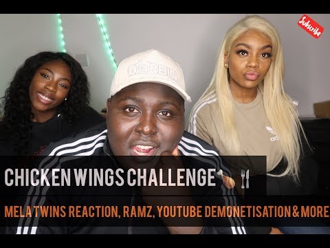 CHICKEN WINGS CHALLENGE | TALKS LOGAN PAUL, YOUTUBE DEMONETISATION, MELA TWINS REACTION, RAMZ