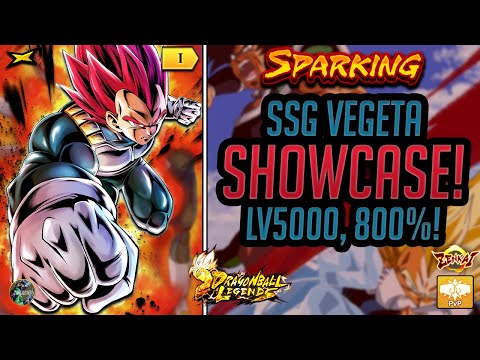 SHOWCASE: ZENKAI 1 SSG VEGETA LV5000, 800%! DID WE JUDGE TOO SOON? | DragonBall Legends | PvP