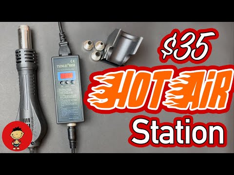 Testing the Cheapest SMD Hot Air Rework Station on Amazon