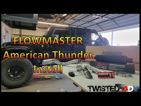 Jeep FlowMaster American Thunder Exhaust Installation