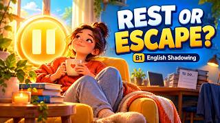 The Difference Between Resting and Escaping | B1 English Shadowing