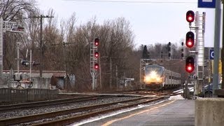 preview picture of video 'VIA 918 at Brockville (19JAN2013)'