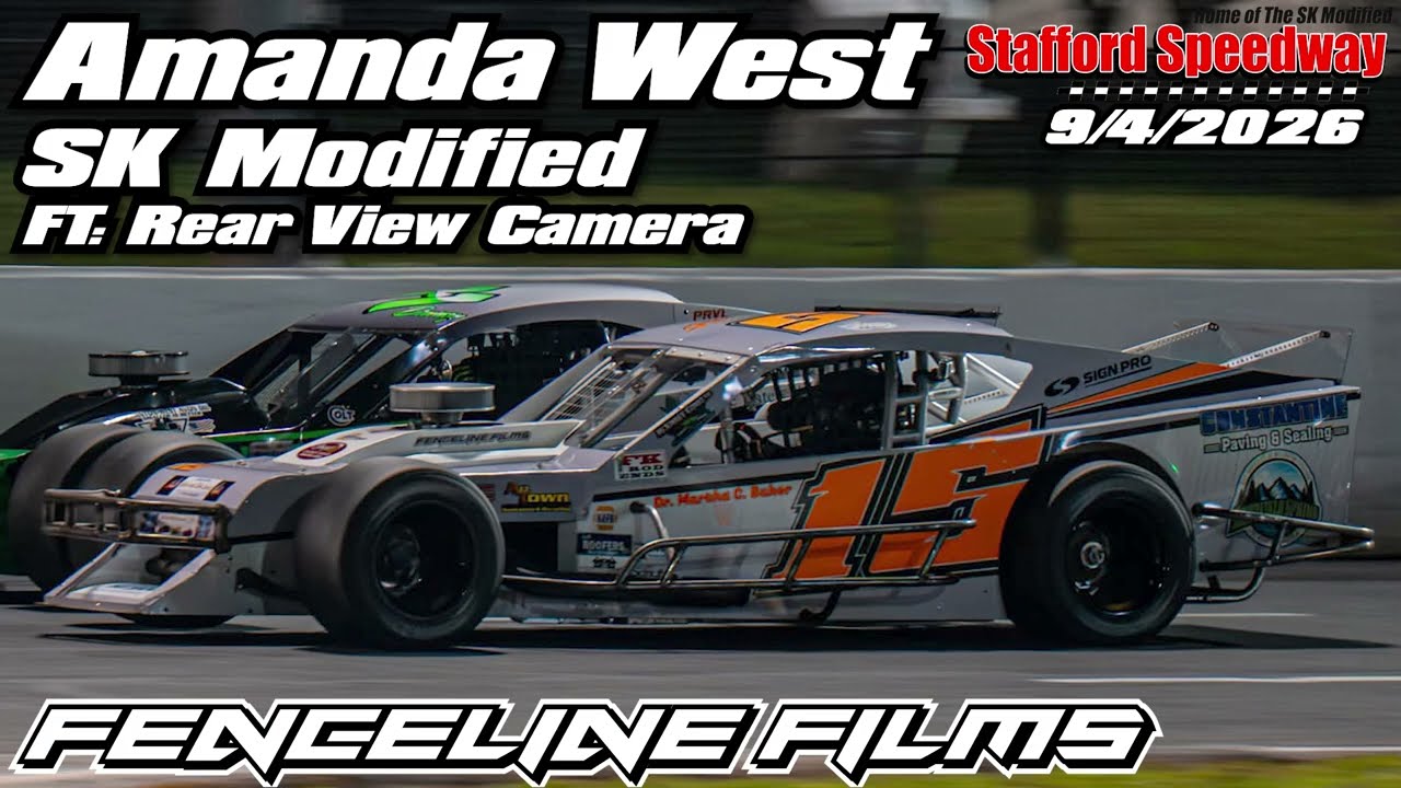 Amanda West SK Lite Modified at Stafford Speedway