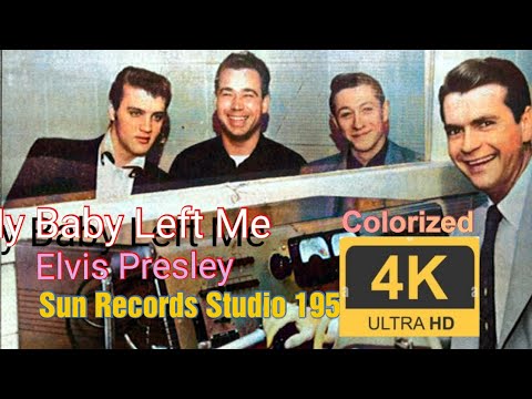 My Baby Left Me | Elvis Presley | Sun Records 1956 | 4K 60fps | Stereo AAC 128