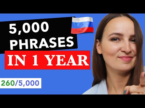 LEARN 5,000 RUSSIAN PHRASES IN 1 YEAR  |  260/5000