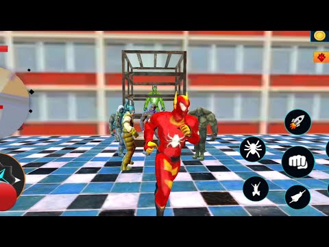 Flying Spider Crime City Revenge | Spider Hero Fight to Save his Friend - Android GamePlay