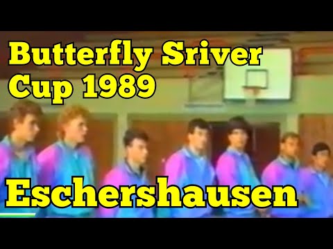 Eschershausen 1989 - Butterfly Sriver Cup - Tischtennis MTSV Jahn von 1864 Sporthalle Samtgemeinde