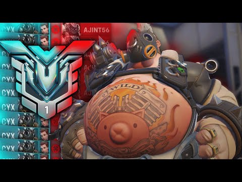 ROADHOG DOMINATES IN GRANDMASTER IN OVERWATCH 2!
