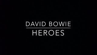 David Bowie - Heroes Lyrics