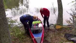 preview picture of video 'kanoen in finland. canoe trip Finland, Kolovesi.'