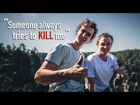 Climbing Dangerous Cracks with Adam Ondra