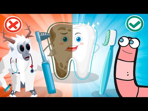 Don't be Afraid of the DENTIST Herman the Worm | Healthy Habits Songs For Kids