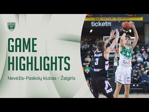 Nevėžis-Paskolų klubas - Žalgiris | Game Highlights | 2025.11.09