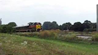 preview picture of video 'Train festival 2011 Rock Island IL Iowa Interstate QJ 7081 returning'