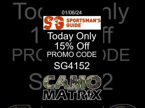 Sportsman’s Guide Promo Code for Jan 6, 2024. Today Only - 15% off at Check Out #promocode #hunting