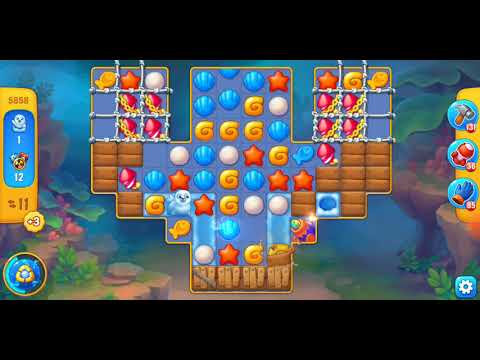 Fishdom. 5858 level no boosters and diamonds