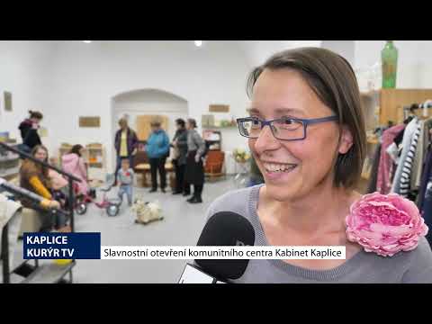 Komunitní centrum Kaplice - reportáž Kurýr TV