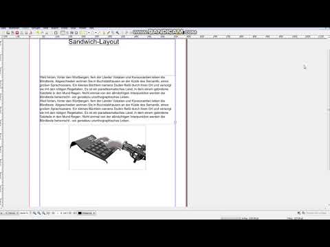 SCRIBUS - einfaches Layout mit verkettetem Text - Thema Robotertechnik
