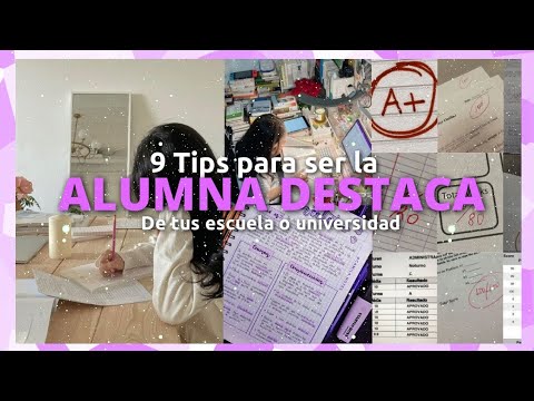 9 TIPS para ser la ALUMNA DESTACA de tu ESCUELA o UNIVERSIDAD 💌✨🍓