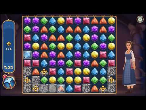 Beauty and the Beast Perfect Match Level 123 - NO BOOSTERS 👸👸👸